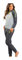 Lotto Tuta Donna in Pile con Zip Intera - Invernale, Felpata, Completa per Casa (6043 Antracite, XL)