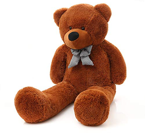 Plüschtier Teddybär Groß XXL - Braun Stofftier Kuscheltier Bär 160 cm Groß - zum Kuscheln und Spielen für Babys & Kinder