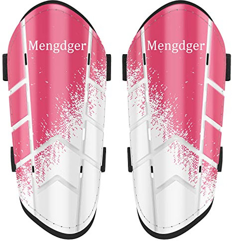 Schienbeinschoner Jungen Kinder Mädchen Herren Fußball Schienbeinschoner Junior Jugend Schienbeinschoner Ärmel Wadenschutz Ausrüstung für Alter 4 5 6 7 8 9 10 11 12 (S, Rosa)