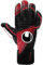 uhlsport Powerline Absolutgrip HN Fußball Torwarthandschuhe für Kinder und Erwachsene, Unisex, Torwart-Handschuhe, Torhüter-Handschuhe, 10.5, schwarz/rot/weiß