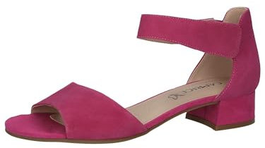 CAPRICE Mujer 9-28212-42, Sandalia con talón, Suede Fucsia, 40 EU