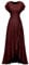Berylove Abendkleid Elegant Pailletten Kleid Damen Rotes Hochzeitskleid Kleider Damen Konfirmationskleid Lange Kleid Vorne Kurz Hinten Lang S007 DarkRed XL