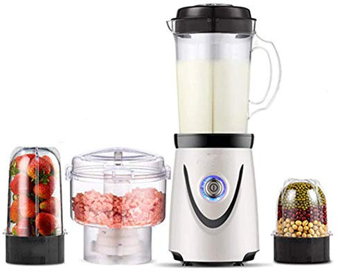 Batidora Personal y de encimera, con Base, batidora exprimidora eléctrica multifunción, Carne molida, Hielo triturado, molienda en seco, agitación, preparación de Batidos, exprimido