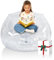Gaming Sessel,Sitzsack XXL,Bean Bag, Aufblasbares Sofa, Sitzsack Sofa,bares Sofa, Bodenkissen Groß,Sitzsack SofaSitzsack für Kinder&Erwachsene Kinder,Weiches&Komfortables Bodenkissen (transparente)