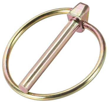 sourcing map 1 perno di collegamento con anello, kit assortito di perni per rimorchio, per barca, kayak, canoa, rimorchio, trattore, carrello, oro, 1 pezzo