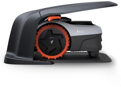 Navimow Garage S, Plegable, Sin Bloqueo de Señal, Protección del Sol y la Lluvia, Accesorios para Robot Cortacésped Navimow i105E, i108E
