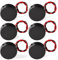 KUOQIY 6 PCS 2 x 3V CR2032 Round Battery Holder Socket, CR2032 Button Cell Battery Holder Socket with On/Off Switch and Cover, 3V Battery Holder with Switch, Toggle Switch, Black