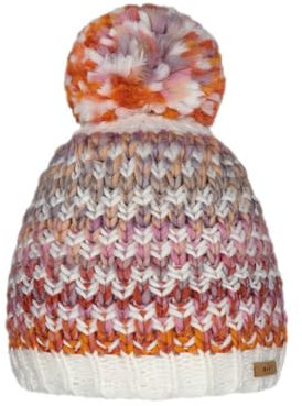 Barts Strickmütze Nicole Wintermütze mit Bommel 1955 Berry 26