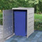 Sufrk Abri pour Poubelle sur roulettes 240 L Acier Inoxydable,Cabane De Jardin Exterieur, Resine Abri Poubelle