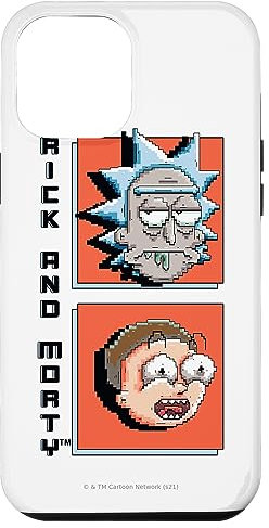 iPhone 14 Pro Max Rick and Morty Pixelated Rick and Morty Case