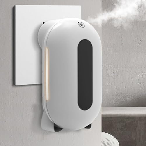 Diffuseur D'aromathérapie, Diffuseur Mural sans Eau avec Minuterie, Diffuseur D'huiles Essentielles sans Eau, Désodorisant, Diffuseur de Parfum électrique, Diffuseur Mural (Prise