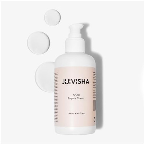 Jijivisha Repair, Healing and Moisturising Toner, Sanfte und Effektive Hydratation, Ernährung und Reparatur mit Schneckenschleim, Alle Hauttypen, 200ml
