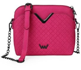VUCH Kleine Umhängetasche mit Kette Fossy Mini Pink für Frauen, Elegante Handtasche für Damen, Tasche für Mädchen