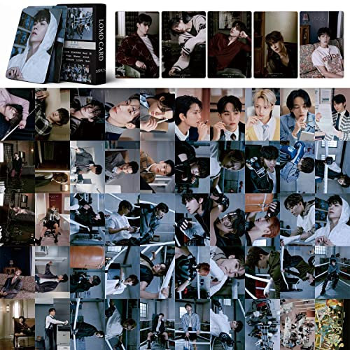 KWIBYBGS Tbtl Seventeen Fml Lomo Karten, 55Pcs Grußkarte, Neues Album Postkarten Für Fans