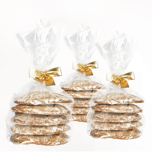 Nürnberger Elisenlebkuchen | Nusselt Lebkuchen Original | Traditionelle Spezialität aus Nürnberg | Lebkuchen mit Zuckerglasur | 3er Vorteilspack