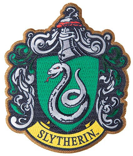Simplicity Harry Potter Slytherin Haus-Emblem Applikation Kleidung Bügelbild 8,9 x 10,4 cm