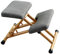 Der Kniestuhl Ein Ergonomisch Verstellbarer Orthopädischer Haltungskorrekturstuhl Aus Holz Kann Die Sitzhaltung Korrigieren Und Das Sehvermögen Anpassen,Geeignet Für Heim Und Büro,Gray