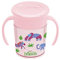 Dr. Brown's Milestones Cheers360 Tasse de transition sans bec avec poignées pour une prise en main facile et un apprentissage sans fuite, rose, 200 ml
