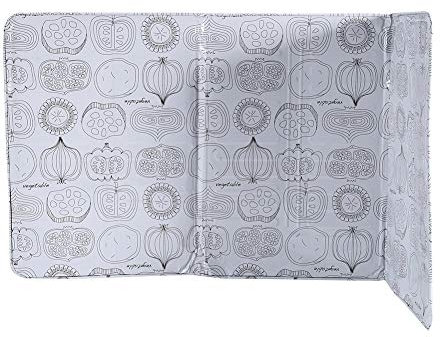 Paraspruzzi da Cucina, 39 * 84 cm Metallo Frittura Olio Deflettore per Cucina cucinando
