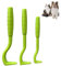 GeekerChip Set di 3 Pinza per Zecche,Ganci per Zecche,Tick Remover,Strumento per Rimuovere Le Zecche,per Animali,Cani e Gatti(Verde)