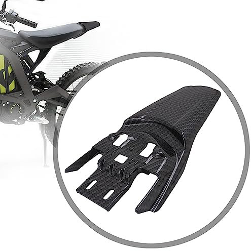 Motorrad Hinterrad Kotflügel Kohlefaser Motorrad Kotflügel Schutz Dicke ABS Kunststoff Elektrisches Dirt Bike Schutzblech für Sur-Ron