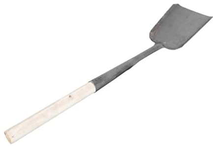 Alipis Coal Hand Shovel Scoop: Iron Fire Stove Ash Shovel Fireplace Trowel Charcoal Grill Ash Rake Wooden Fireplace Stove Pizza Oven Cleaner for Household Camping Kicthen