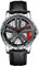 RORIOS Herrenuhr Auto Rad Felgennabe Analog Quarz Armbanduhr - Mode Sport Uhr 3ATM Wasserdicht Männer Skelett Mit Leder Armband