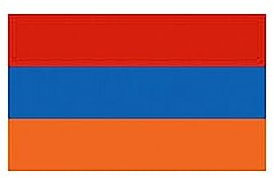 Stormflag Flagge Armenien, 90 cm x 150 cm, Polyester, 90 g, 2 Metallösen, Doppelnaht mit Öse