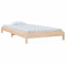 vidaXL Stapelbett Schwarz 80x200 cm Massivholz Kiefer