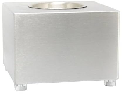 Cube Tischkamin - Edelstahl