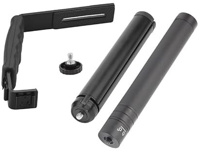 L Shaped Handle Bracket Holder Folding Tripod Extension Rod for DJI OM 4 Osmo Mobile 2 3 Handheld Gimbal Stabilizer Accessories (Color : Forward)