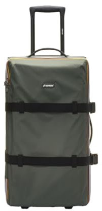 K-way Il trolley da viaggio Blossac M è realizzato in nylon con tessuto di rinforzo alla base. L'accessorio presenta quattro ruote che seguono ogni movimento, tasche funzionali per organizzare il con.