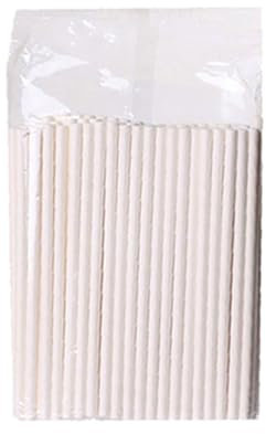 100 80mm White Paper Lollipop Sticks Solid Stick Lollipop Rod Cake Pop Sticks Cake Topper Sticks Lolly Stick Paper Rods Cake Topper Sticksfor Crafts Cake Pops Lollipops Candy Chocolates Cookies