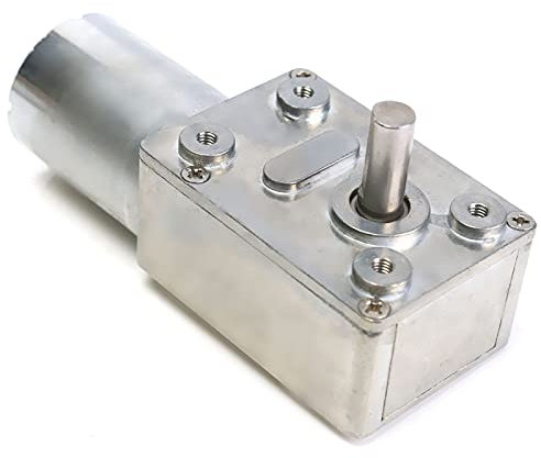 Motoriduttore, minimotore, micromotore, 12V 10 giri/min Motore corrente continua con motoriduttore vite senza fine turbo reversibile coppia elevata