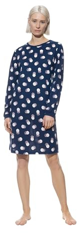 Mey Serie Scribbled Dots Damen Nachthemden Deep Marine XL(44)