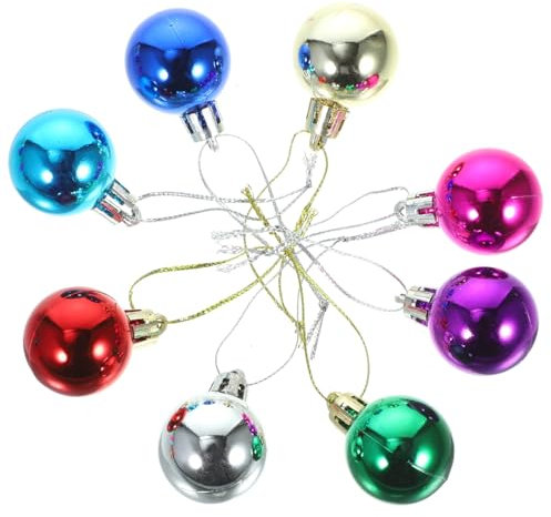 Ciieeo 24stücke Weihnachtskugeln Hängendekoration Christbaumkugeln Aufhängen Für Weihnachtsbaum Schmuck Und Partydekoration