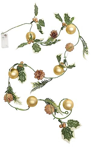 BCOATH Schnur Weihnachtskugel-Lichtleiste Hängelaternen für den Außenbereich Weihnachtsrote Beeren Weihnachtsdekorationen weihnachtbeleuchtung led Weihnachtskamin Weihnachtsbeleuchtung