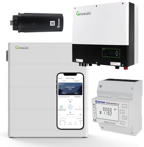 GROWATT SPH10000TL3-BH-UP 0% MwSt §12 III UstG 10kW Hybrid Wechselrichter mit 7.6kWh Solarspeicher-Set