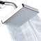 Cabezal de Ducha Katezon, Cabezal de Ducha Cuadrado de Alta Presión Con Efecto Lluvia, Fácil de Limpiar, Reemplazo Ajustable Para Los Cabezales de Ducha de su Baño (Cromo Pulido, 15 cm)