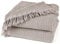 Pure Label Musselin Decke 130x170 cm - Oeko-Tex zertifizierte Kuscheldecke aus 100% Baumwolle | Musselin Wohn- & Kuscheldecke für Couch und Sofa in | 130 x 170 cm, Farbe der Decke Taupe