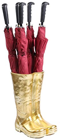 YBVBCXCB Porte-Parapluie en Forme de Bottes, Support de Rangement pour Parapluie intérieur et extérieur pour Fleurs, Cannes, bâtons de Marche, Support de Parapluie Stable, décor de Seau
