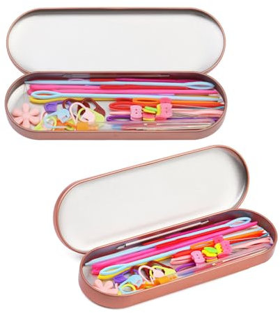 118 agujas de tejer grandes con punta curvada, para tapices, agujas de lana para tejer, coser, ganchillo