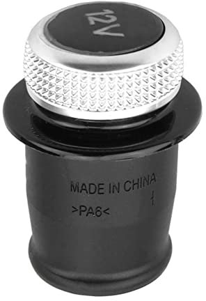 MRNHA 4L0919311 -ZigarettenanzüNderabdeckung Verchromt -ZigarettenanzüNderstecker für A3 A4 A5 Q2 R8 8WD919311