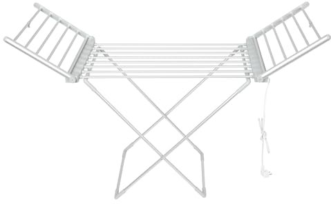 CATAVANA Séchoir Électrique XXL - 1,5m de Longueur - 230W - Température de 45-55°C - Séchage Rapide et Doux pour Jusqu’à 15kg de Linge - Câble de 1,4m - Idéal pour Séchage en Intérieur