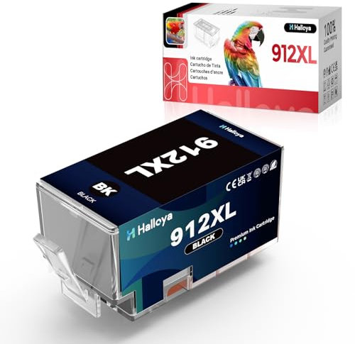 912XL Tintenpatronen Kompatibel mit HP 912XL Ersatz für HP OffceJet 8012/8014/ 8015/8017 OffceJet Pro Series 8022/8023/ 8024/8025 Drucker (1 Schwarz)