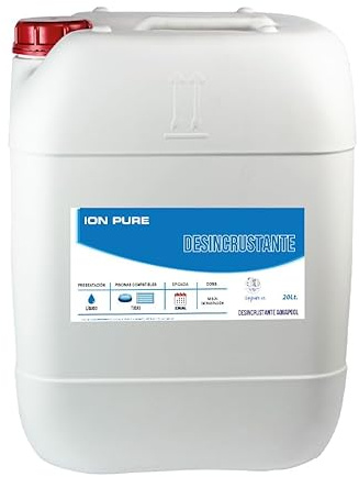 Desincrustante Líquido para Piscinas 20 L – Eliminador de Manchas, Residuos Orgánicos y Sarro en Gresite | Limpieza Profesional