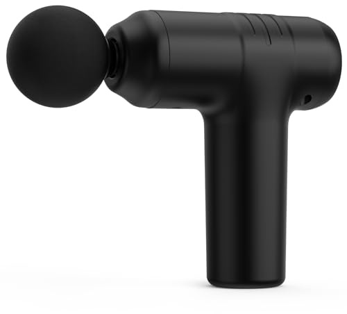 Massagepistole, EKUPUZ Massage Gun mit 30 Geschwindigkeiten 4 Massageköpfen Massage Pistole Muskel Massagegerät und USB C Ladeanschluss Massagepistolen für Schulter Nacken Rücken Entspannung