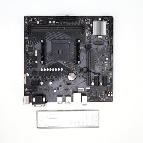 Domary Das B450M K AM4-Motherboard mit Erstklassiger Leistung Unterstützt Ryzen Athlon-Prozessoren der 1. Bis 5. Generation DDR4 4400 M2 NVMe für Gaming-PC-Hersteller und -Enthusi