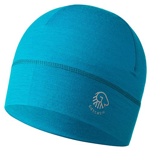 Giesswein Mütze Gamsstein - Sportmütze aus 100% Merino Wolle, Damen & Herren Bike Cap, Sports Skull Merino Beanie, Leicht, dünn, bequem & helmkompatibel, Helm Unterziehmütze