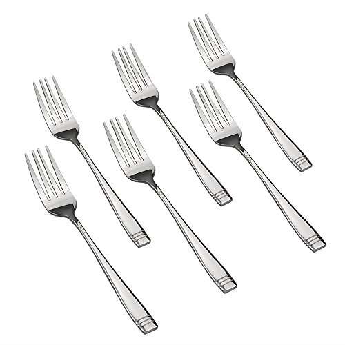 Obston Dessertgabel-Set aus Edelstahl, 17 cm, 12 Stück